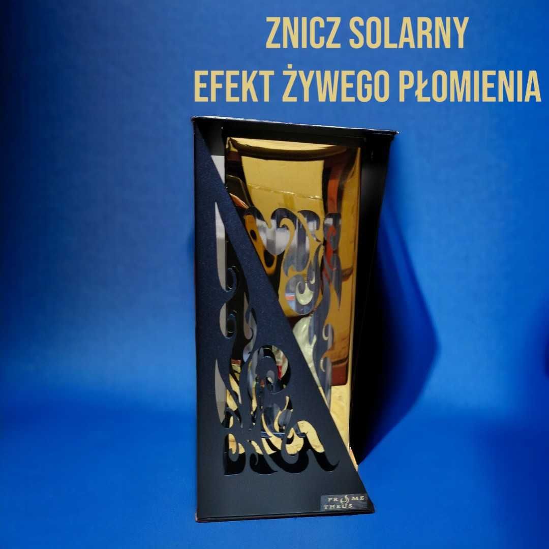 Znicz SOLARNY złoty