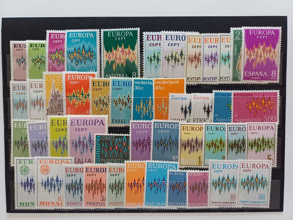 Tema Europa CEPT - Selos usados e novos