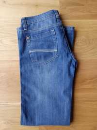 Spodnie BOOTCUT jeans rozszerzane nogawki niski stan, dzwony