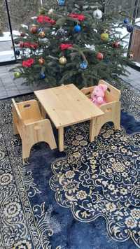 Stolik z krzesełkami dla dziecka 1+ Montessori