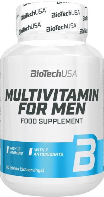 Витамины и минерал BioTech USA Nutrition Multivitamin for Men 60 таб.