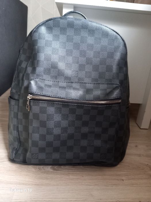 Louis vuitton duży plecak canvas