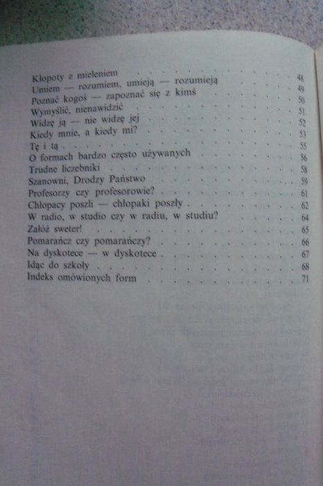 Książka "Ojczyzna polszczyzna dla uczniów" Jan Miodek wyd.I 1990