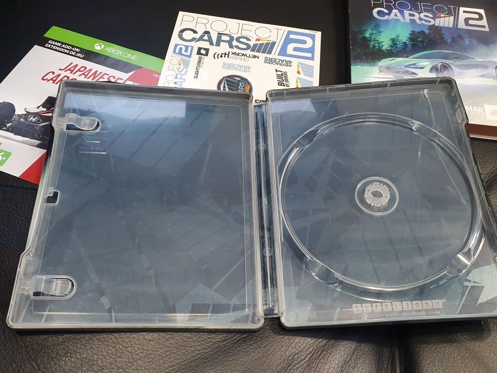 Steelbook kody dlc Project cars 2 xbox one limited edition