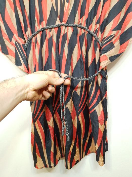 Lekka tunika sukienka jedwabna Snob S'nob L 100% jedwab silk
