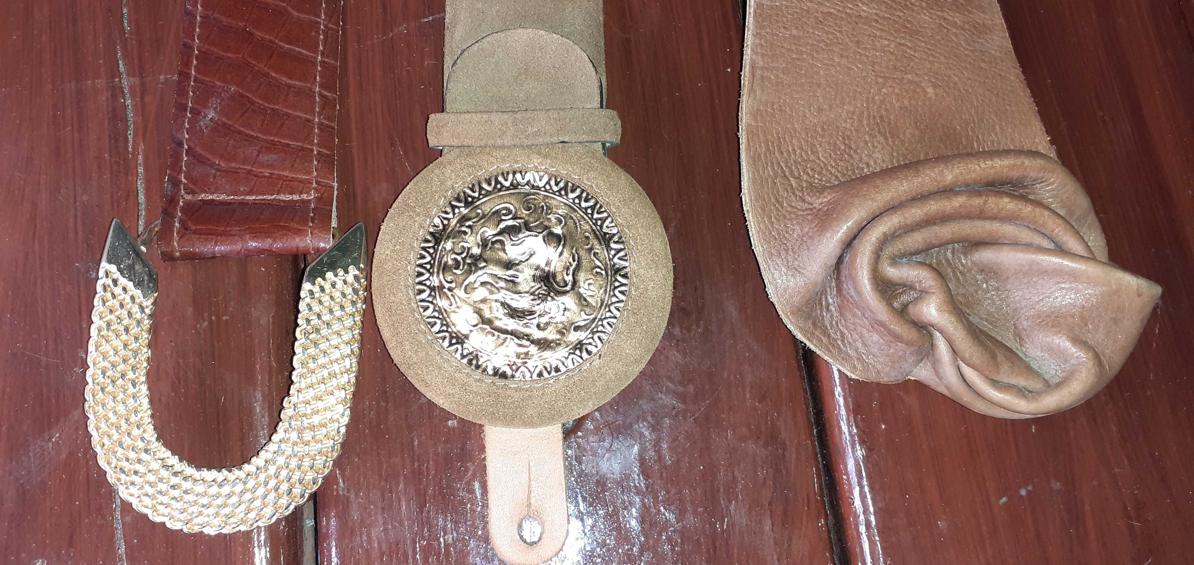 Pasek damski genuine leather -  prawdziwa skóra rozmiar 100 cm.