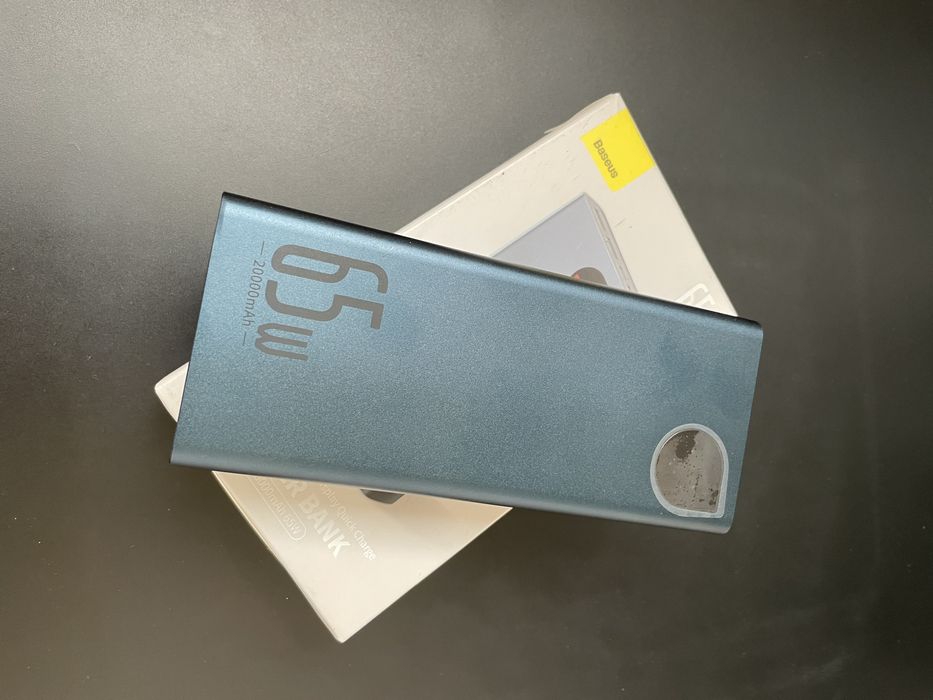 Baseus Power Bank, 20000mAh 65W повербанк для ноутбука , новий з США