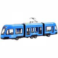 Duży niebieski tramwaj dźwięki światła na baterie 930B