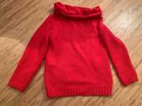 Sweter, HM, H&M, czerwony, 104 cm