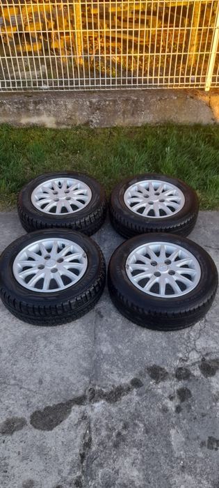 Koła, opony 205x60x15, Komplet kół, felgi aluminiowe