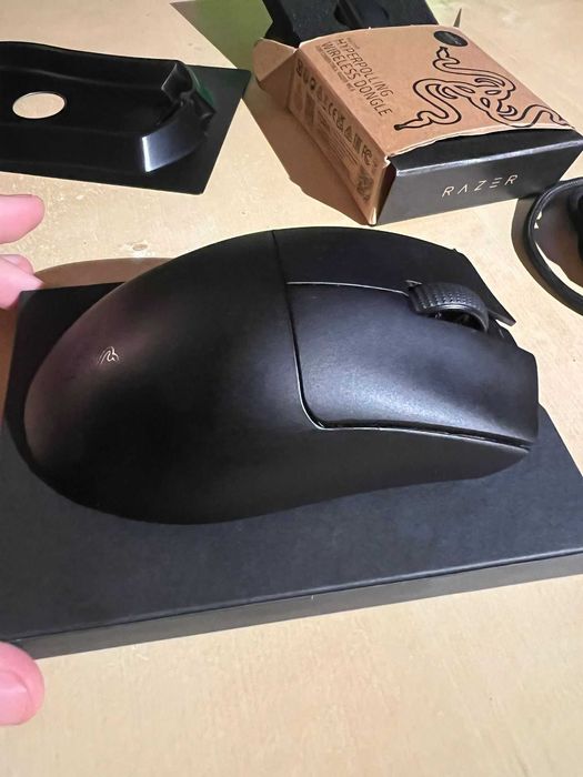 Razer DeathAdder v3 Pro + Hyperpolling (8000Hz) [Dentro da Garantia]