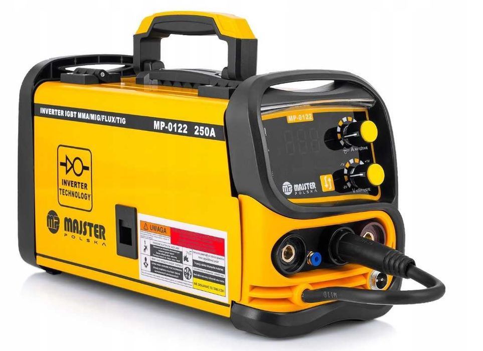 ZESTAW XXL Spawarka Inwertorowa 250 MIG MAG MMA TIG Półautomat Nowa