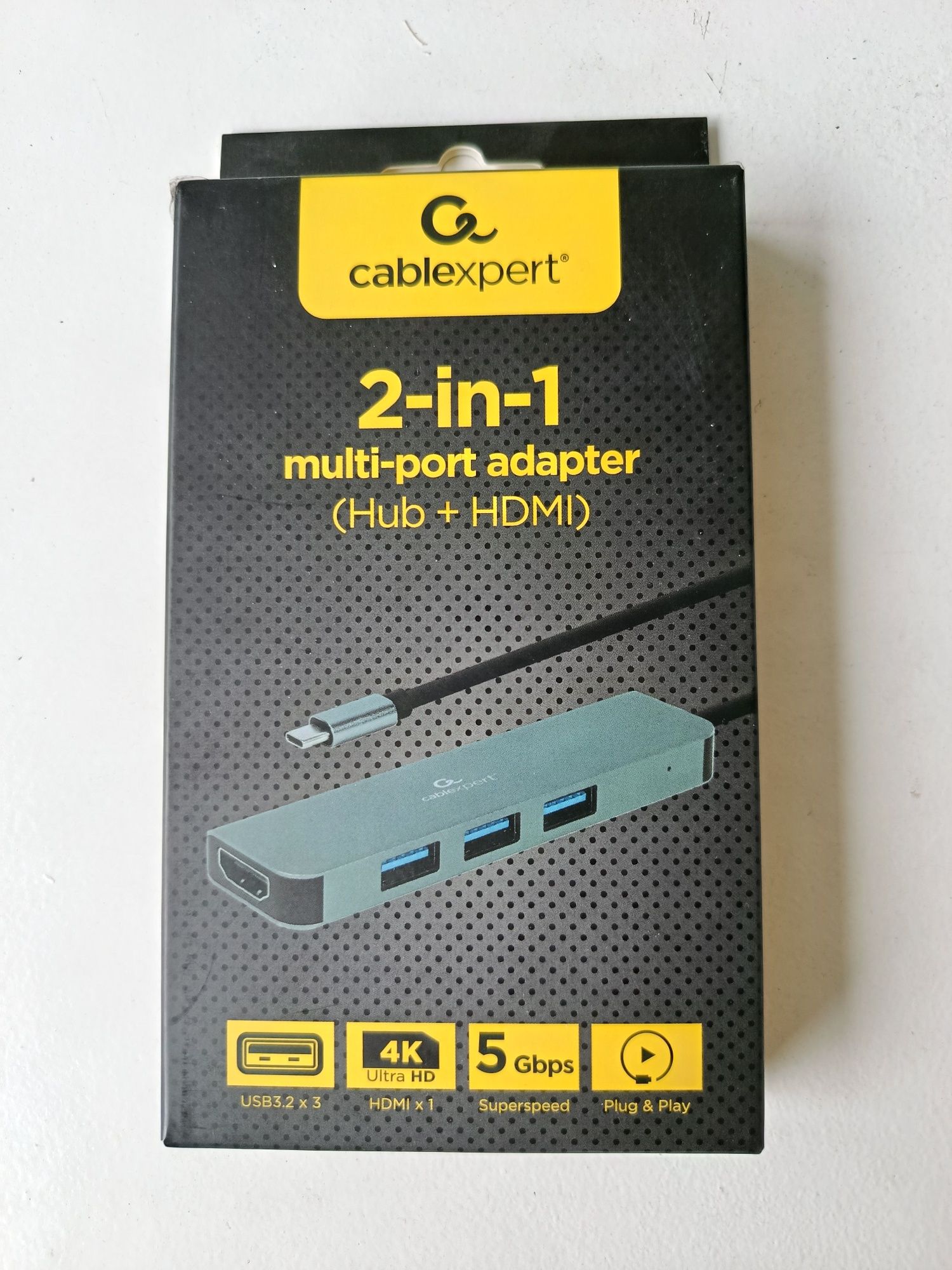 Мульти-порт адаптер, 3 USB 2.0 и 1 HDMI 4K