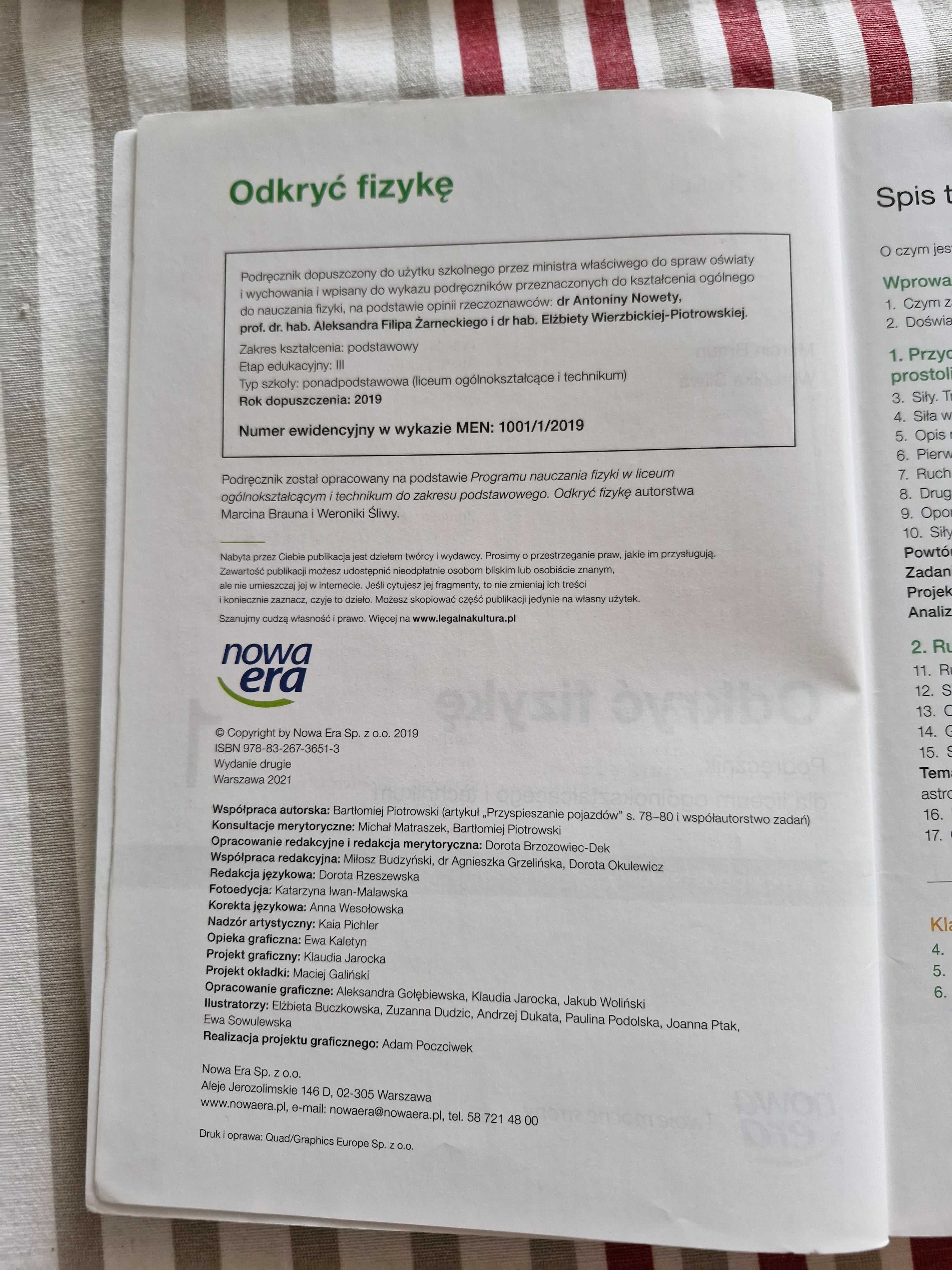 Odkryć fizykę 1 zakres podstawowy