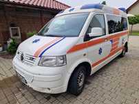 VW TRANSPORTER T5 2.5 TDI karetka ambulans kamper uszkodzony