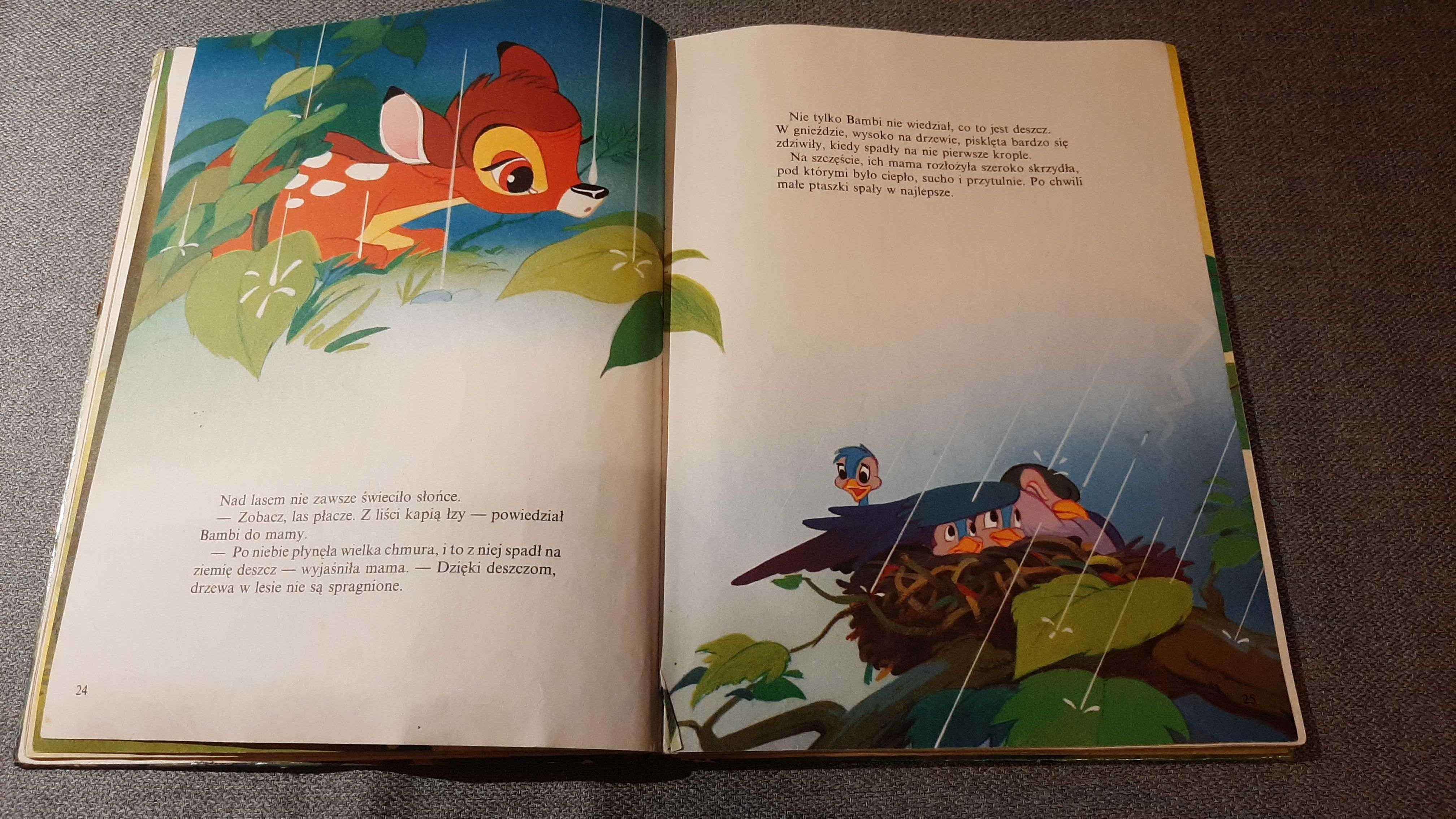 Bambi i Zajączek Tuptuś Disney format A4 twarda oprawa Sarenka Jelonek