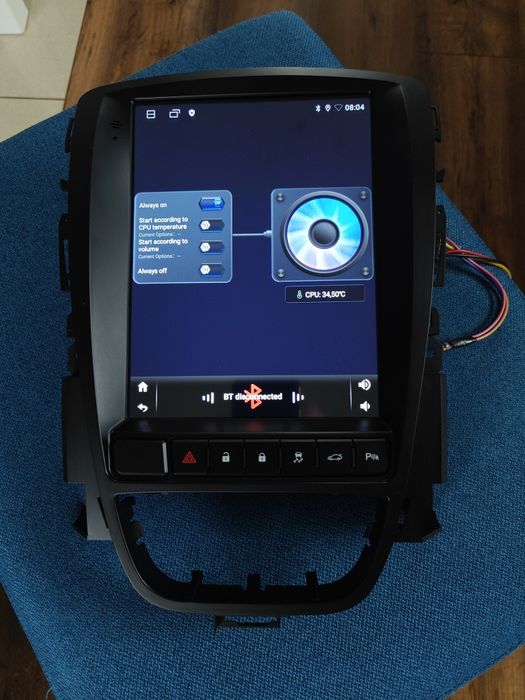 Radio android 12 opel astra j 09-15 nowe gps wifi cplay aauto kamera