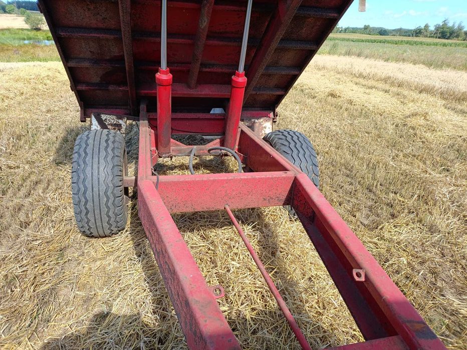 Wywrotka TIM 6,5 T -BT jednoosiowa przyczepa waja zarejestrowana !!!