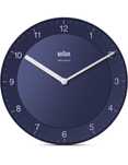 Zegar ścienny Braun Classic BC06BL-DCF sterowany ustawiony radiow nowy