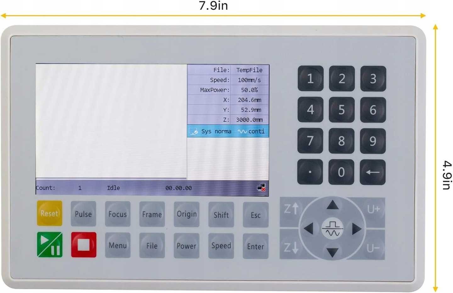 Kontroler CO2 Cloudray Ruida RDC6445S Sterownik + Ekran
