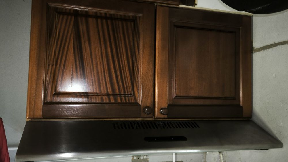 Exaustor em inox com movel