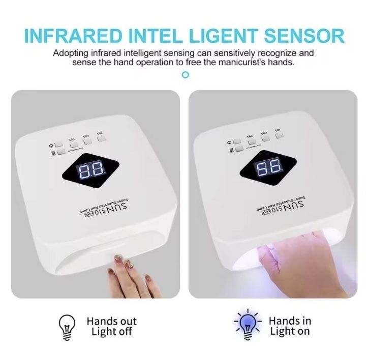 Акумуляторна лед лампа для манікюру