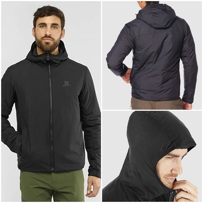 Чоловіча утеплена куртка з капюшоном salomon