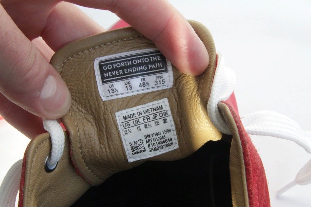 кроссовки кожаные большие Adidas Originals x Ransom Curb 47-48 размер
