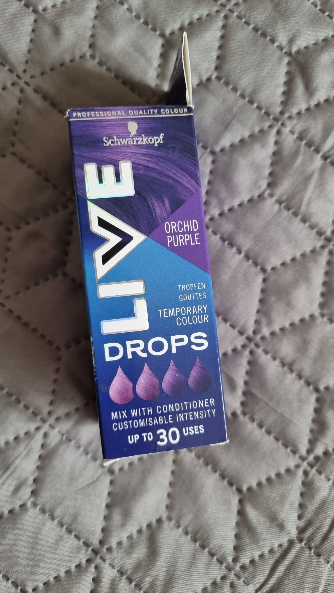 schwarzkopf live drops фіолетова відтіночна краска для волосся