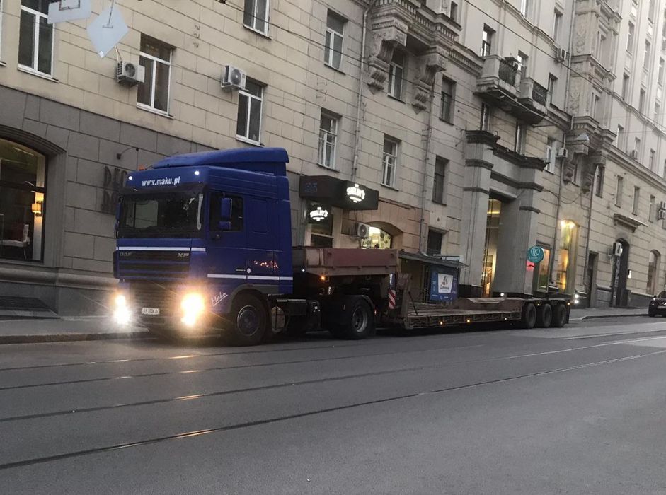 Услуги/Аренда трала,платформы.Перевозка негабаритных грузов по Украине