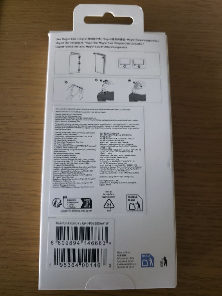Capa Magnética Transparente Samsung S25 Ultra