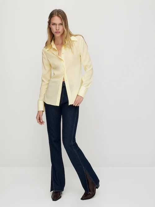 Шовкова блуза Massimo Dutti