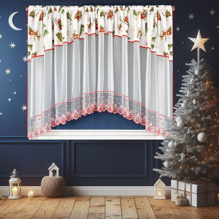 ‼️SUPER CENA ‼️Gotowa firana na święta