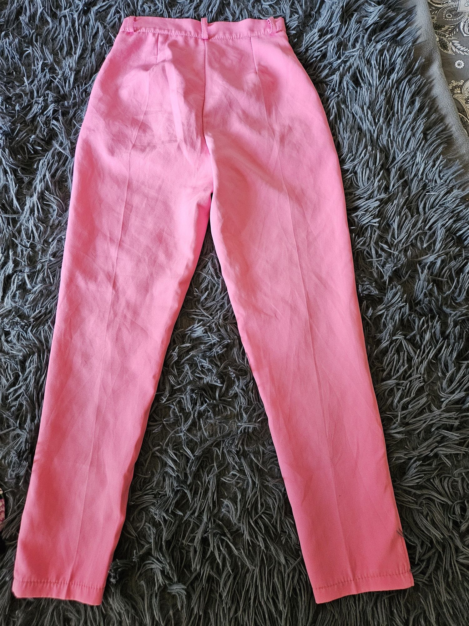 Spodnie eleganckie różowe Xs/S