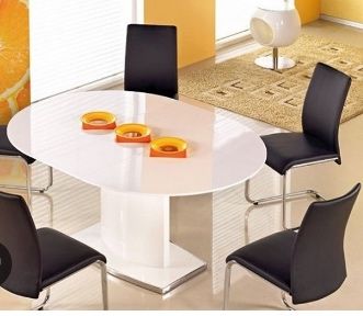 Стіл halmar federico стільці 6 шт signal комплект