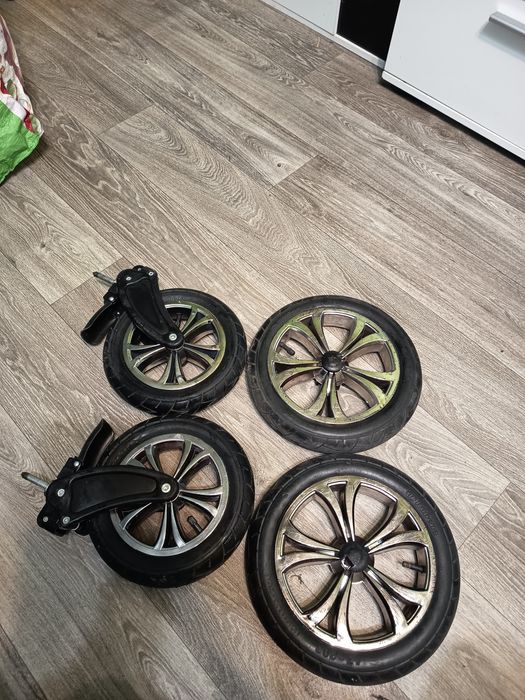 Koła do wózka dziecięcego pompowane