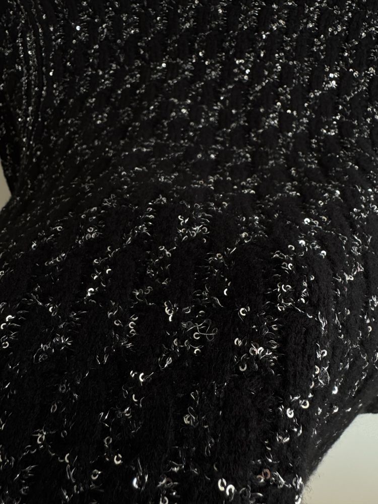 Chanel cardigan z guzikami CC sweterek