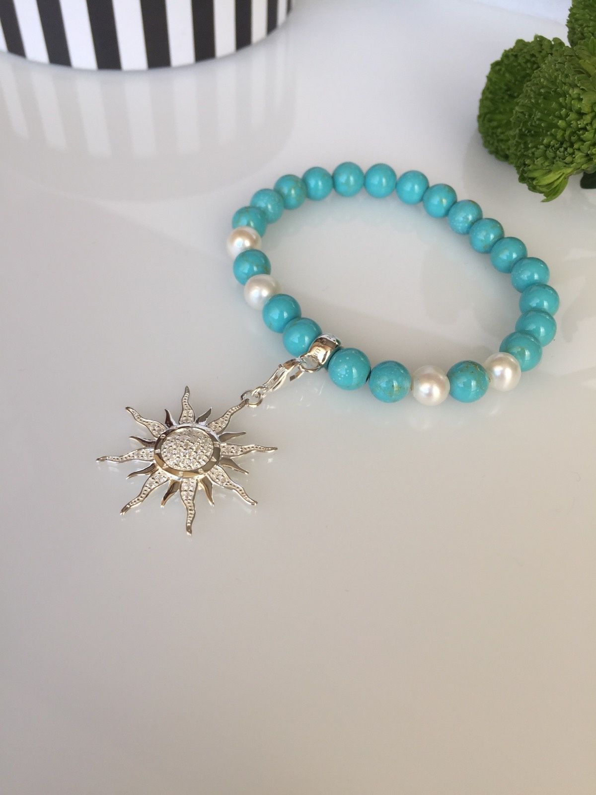 Срібна підвіска Thomas Sabo Charm, цирконій , Сонце,
