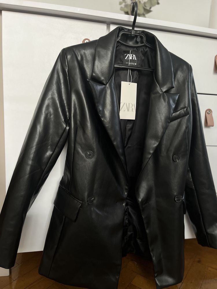 Блейзер Zara, еко шкіра