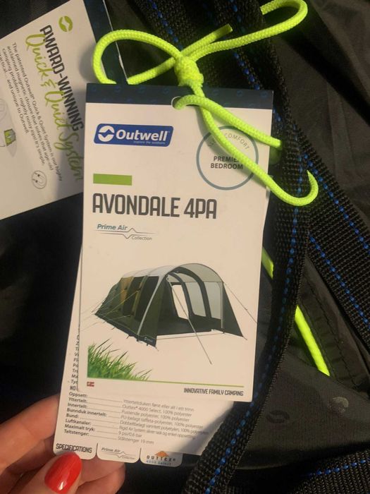 Namiot czteroosobowy plus dodatki AVONDALE 4PA
