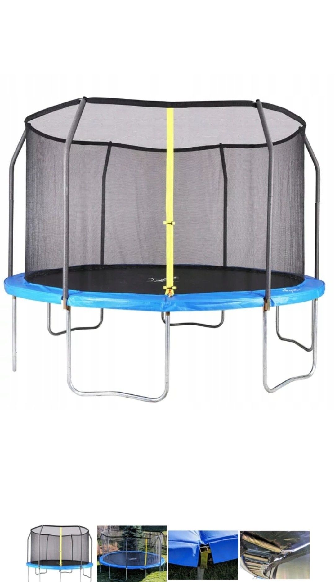 Trampolina 255cm  dla dzieci 150kg NOWA WYPRZEDAŻ z drabiną
