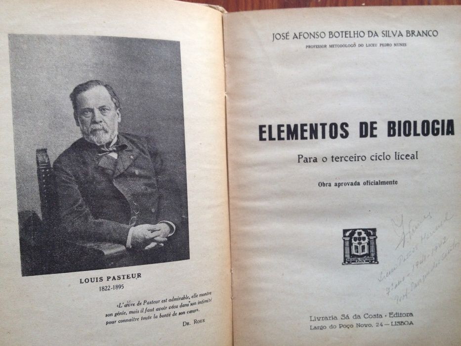 José A. B. da Silva Branco - Elementos de Biologia