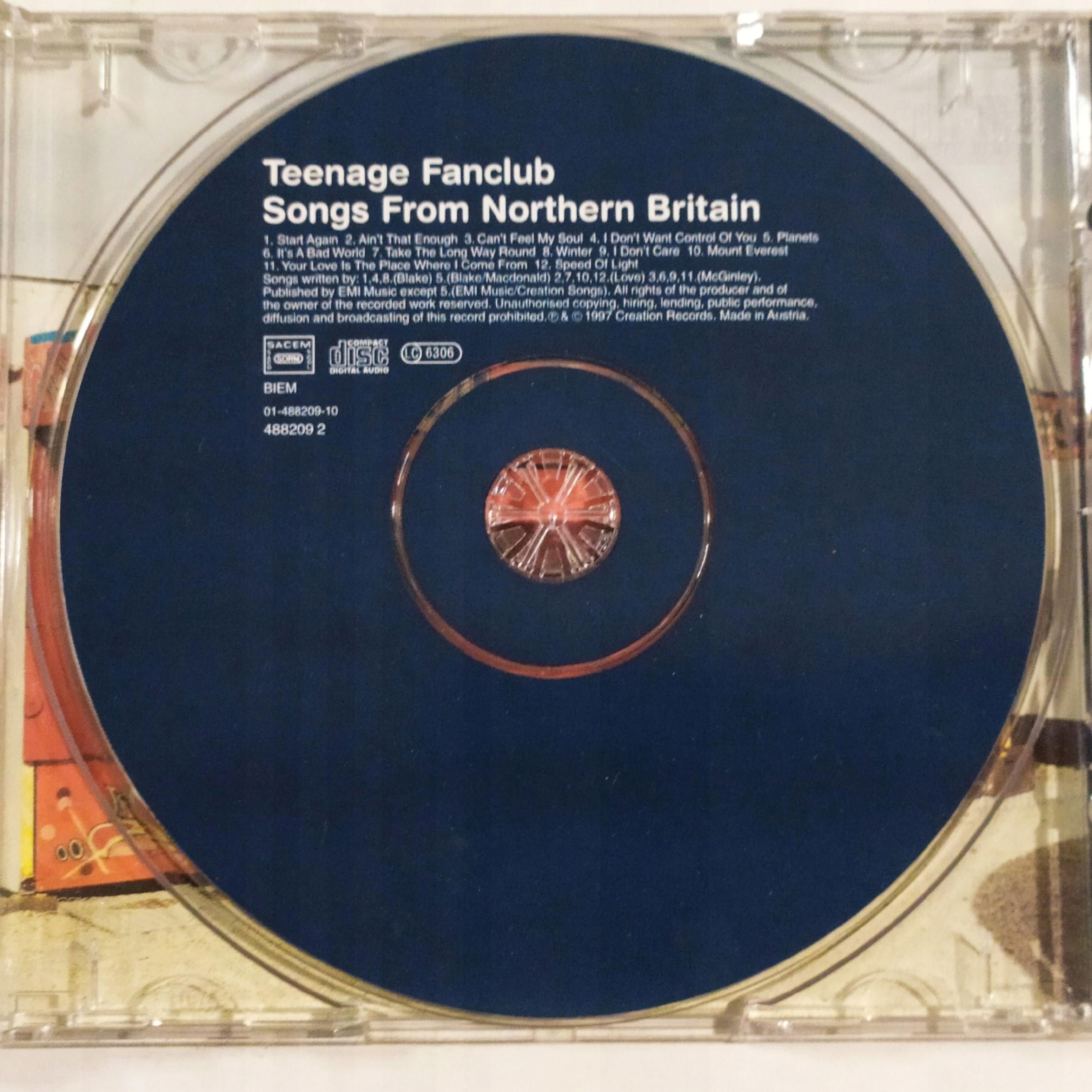 Teenage Fanclub- Songs From Nothern Britain - CD --- 1881