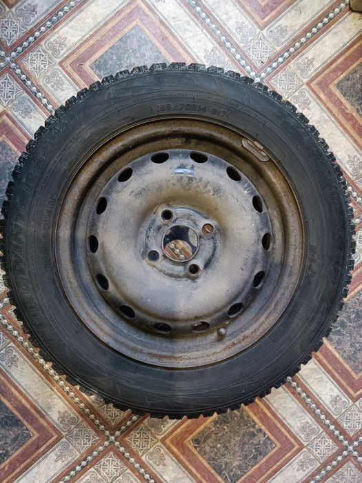 Продам колесо  R14 зима диск 4*100