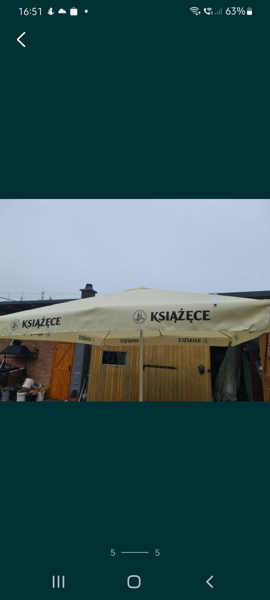 Parasol ogrodowy poszycie 3,5x3,5m
