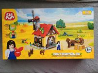 Klocki Elefun Metropolis Happy Farm Wesoła farma farmer wieś 848 el.