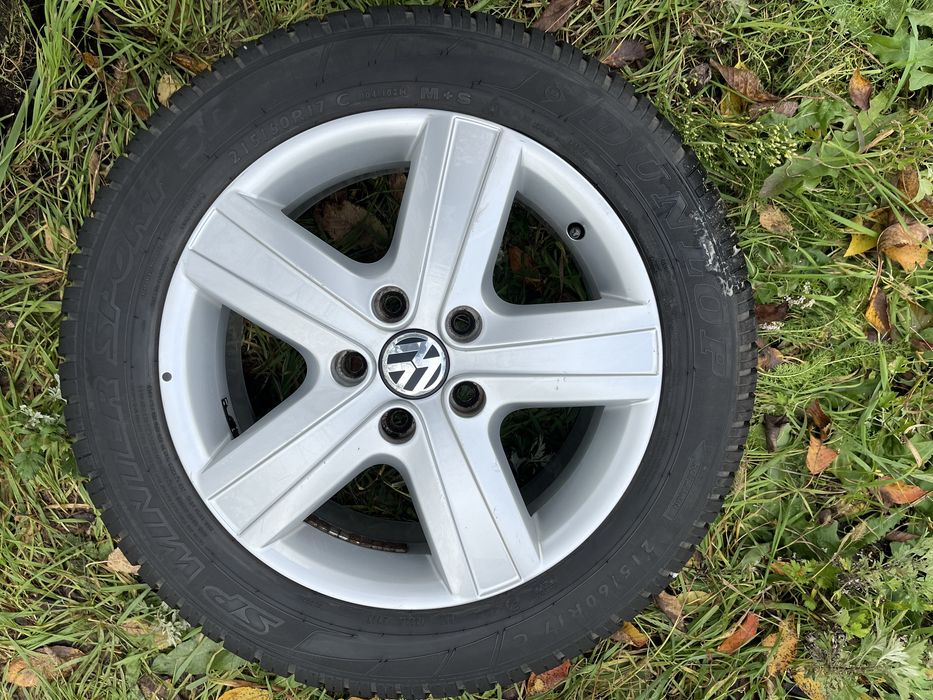 Koła zimowe 17” VW Multivan Caravelle Dunlop Winter Sport 3D 2023r