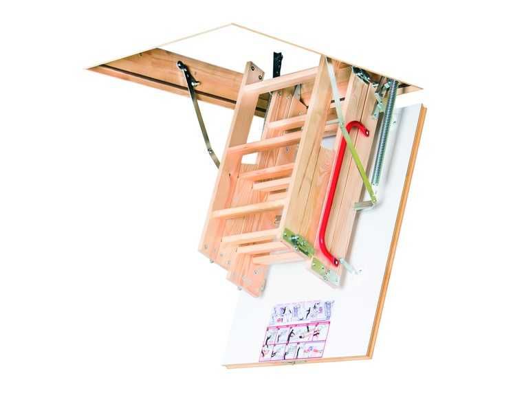 FAKRO schody strychowe LWK PLUS 60x120/280 3-segmentowe