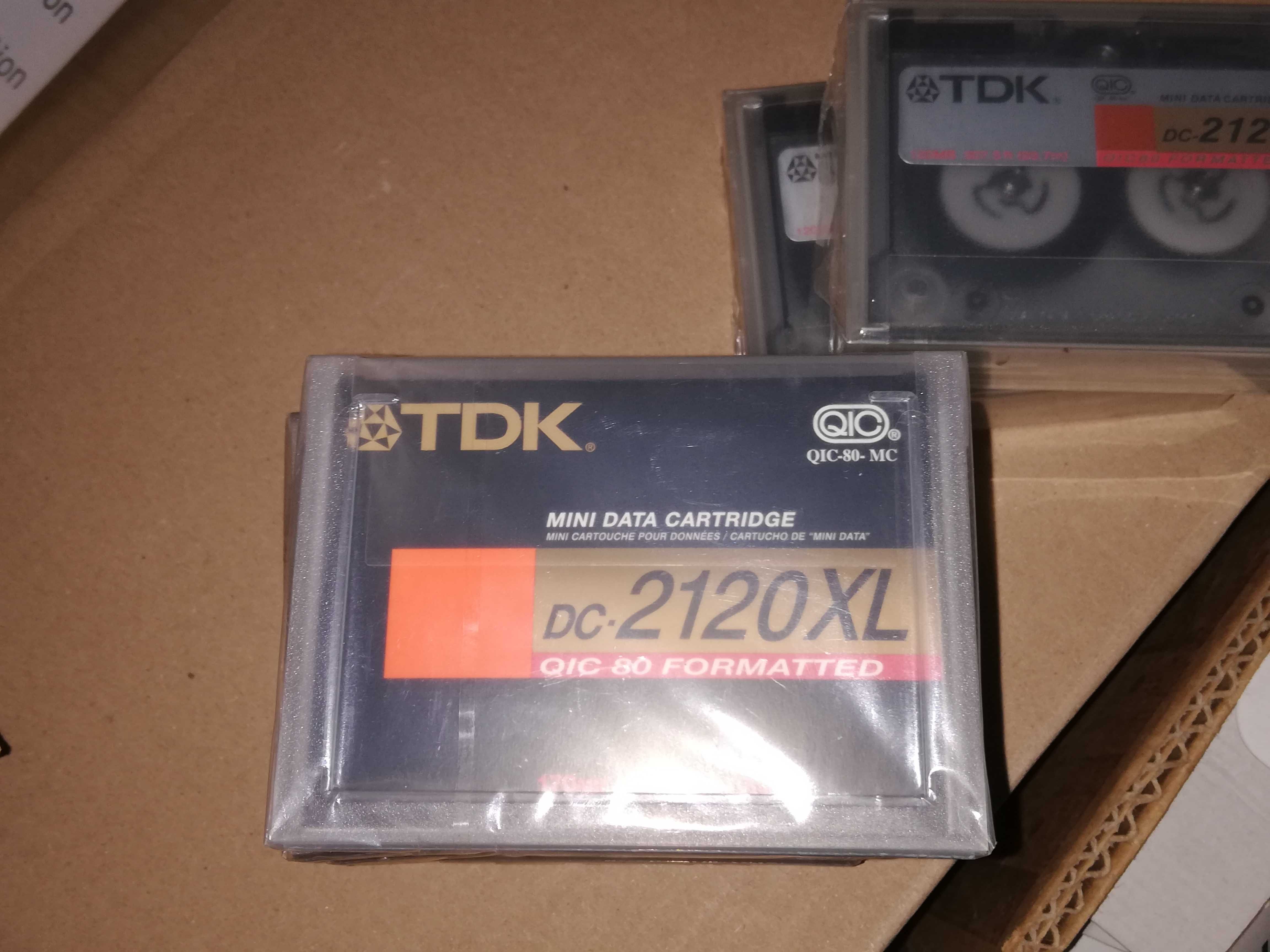 QIC 80 DC2120 xl DC2120 Kaseta taśma do napędu streamer TDK