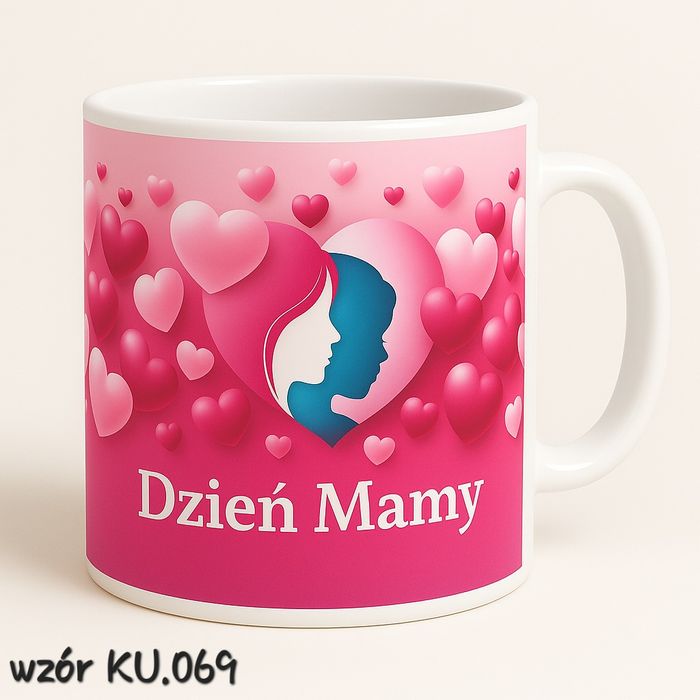 Prezent na Dzień Mamy Kubek Ceramiczny z Imieniem dla Mamy